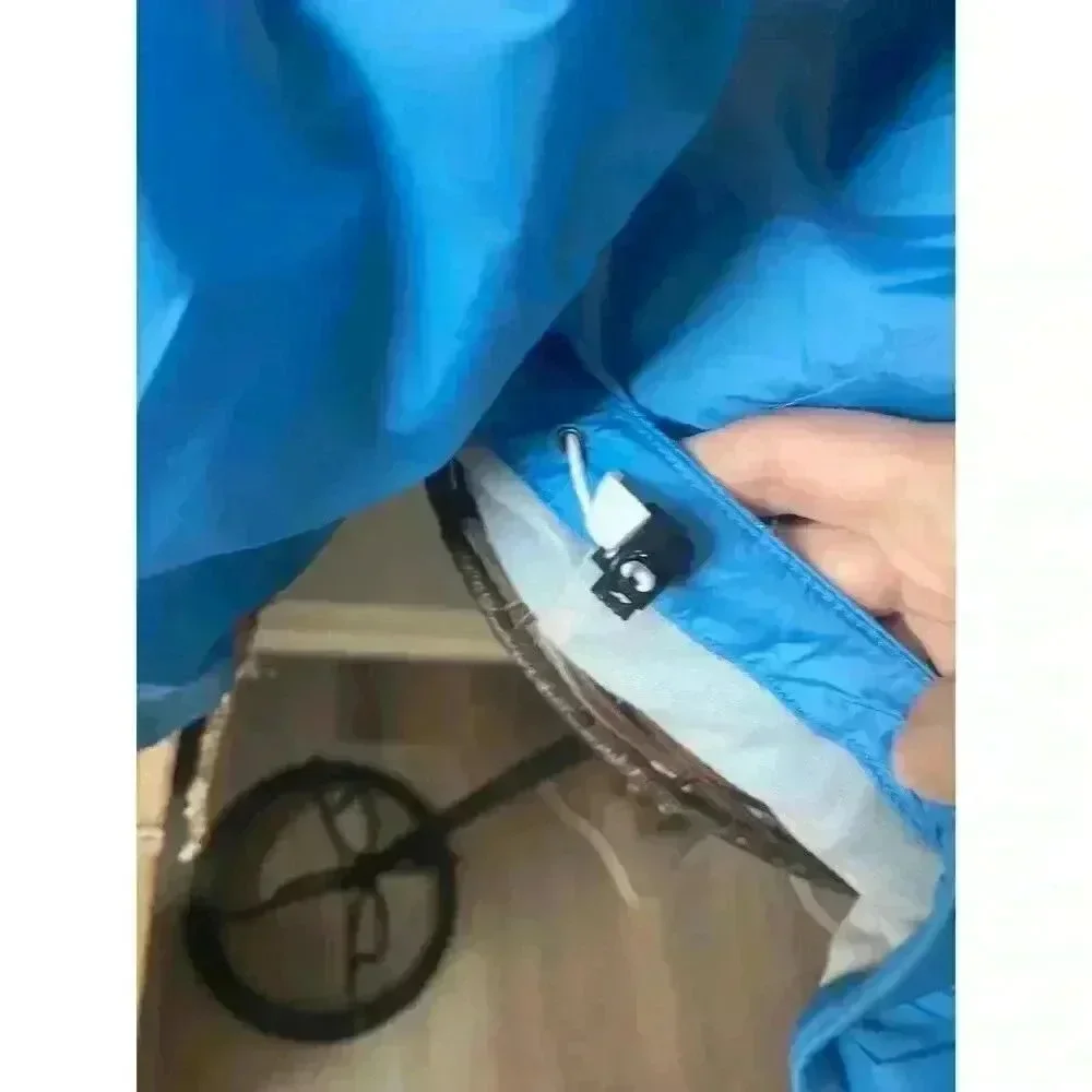 Marmot Womens Blue Raincoat Windbreaker large outdoors hiking camping boating - Picture 4 of 7